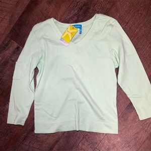 NWT Fresh Produce thick pull over hoodie XS light Green sweatshirt women's